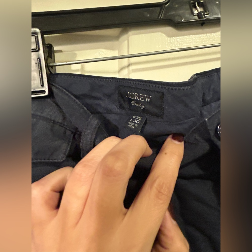 NWT J Crew Crosby suit pant in garment-dyed Italian cotton-linen blend - Picture 6 of 13